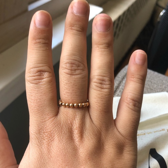 NWT Alexa Leigh Ball Ring, Rose Gold - Picture 4 of 7